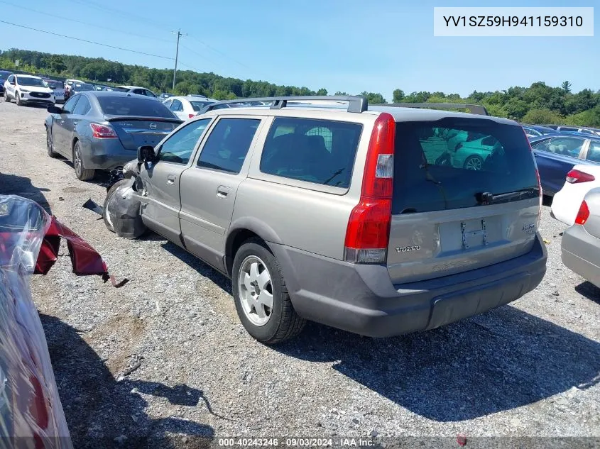 2004 Volvo Xc70 2.5T VIN: YV1SZ59H941159310 Lot: 40243246