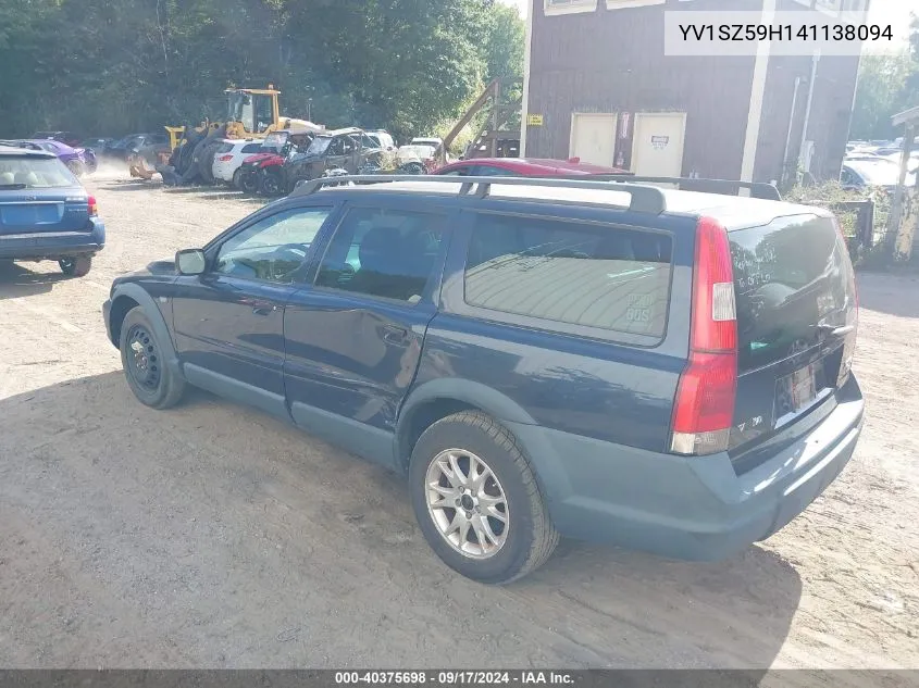 YV1SZ59H141138094 2004 Volvo Xc70 2.5T