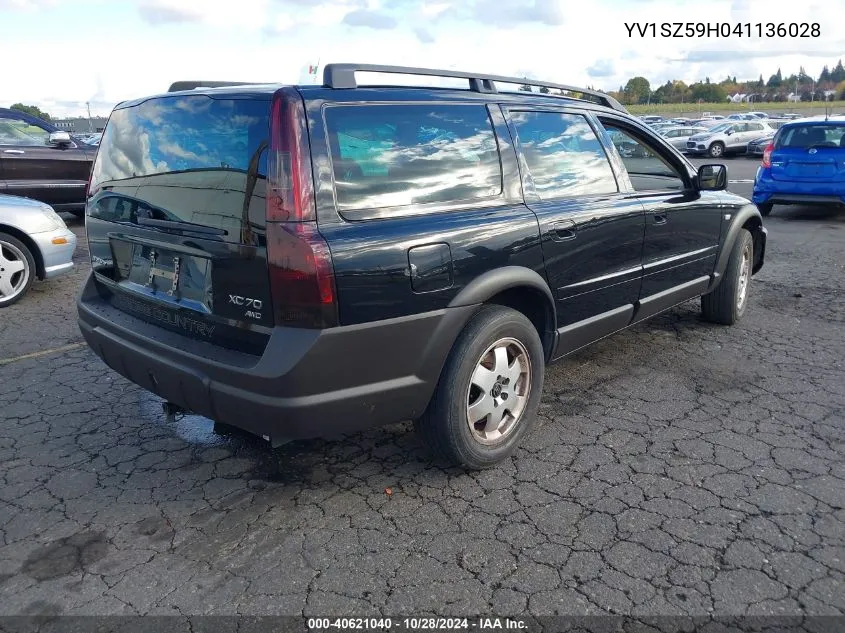 YV1SZ59H041136028 2004 Volvo Xc70 2.5T