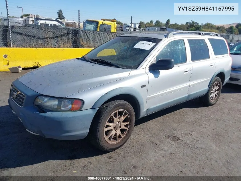 2004 Volvo Xc70 2.5T VIN: YV1SZ59H841167995 Lot: 40677681