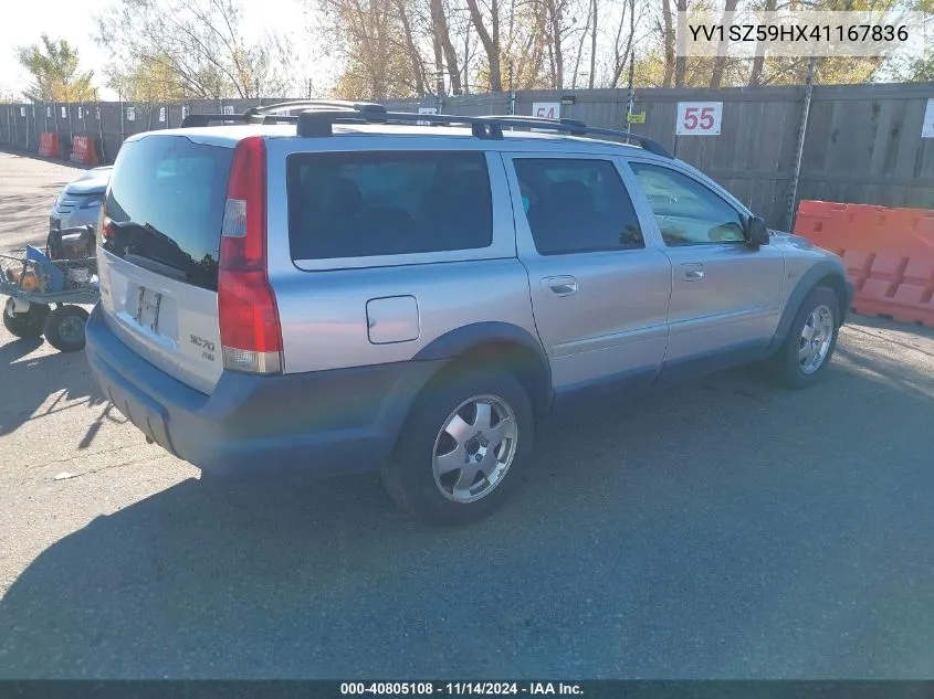 2004 Volvo Xc70 2.5T VIN: YV1SZ59HX41167836 Lot: 40805108