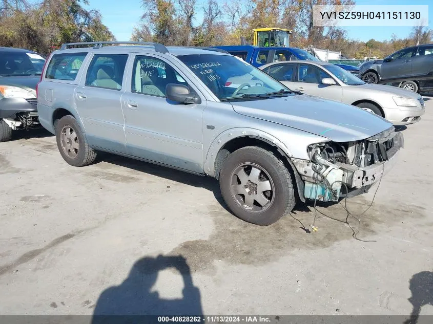 2004 Volvo Xc70 2.5T VIN: YV1SZ59H041151130 Lot: 40828262