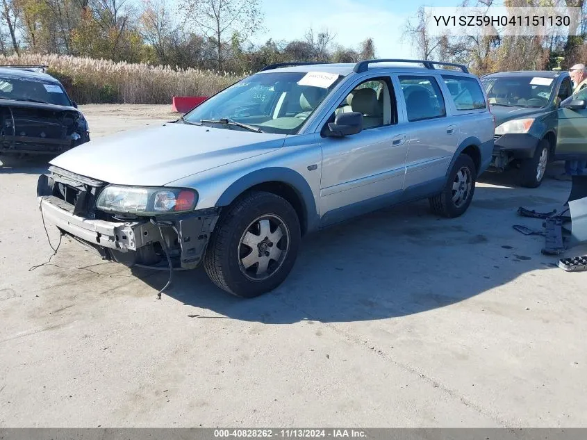 2004 Volvo Xc70 2.5T VIN: YV1SZ59H041151130 Lot: 40828262