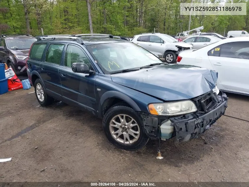 2005 Volvo Xc70 2.5T Awd VIN: YV1SZ592851186978 Lot: 39264108