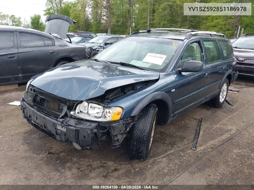 2005 Volvo Xc70 2.5T Awd VIN: YV1SZ592851186978 Lot: 39264108