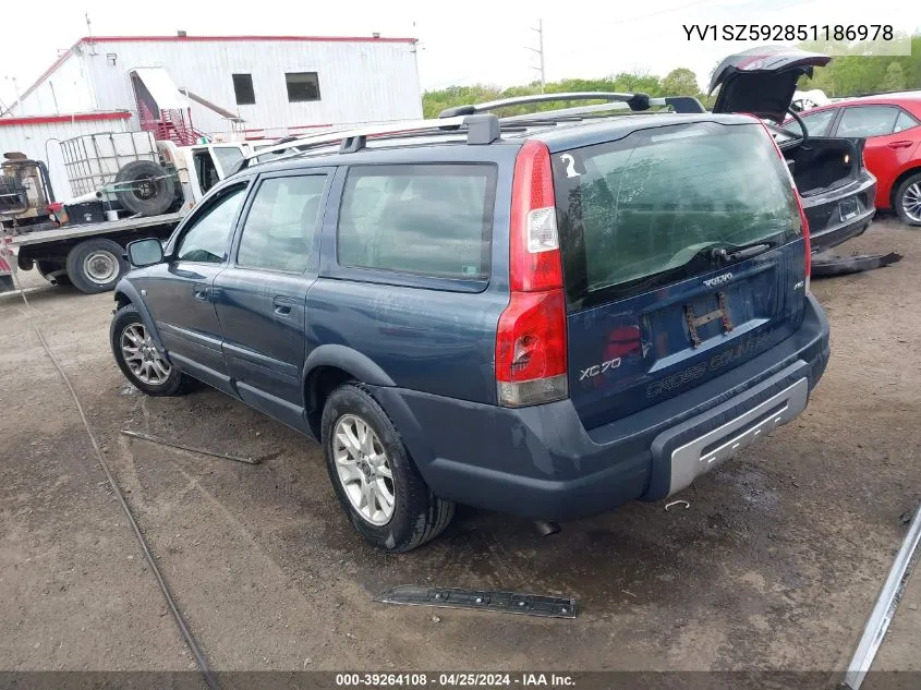 YV1SZ592851186978 2005 Volvo Xc70 2.5T Awd