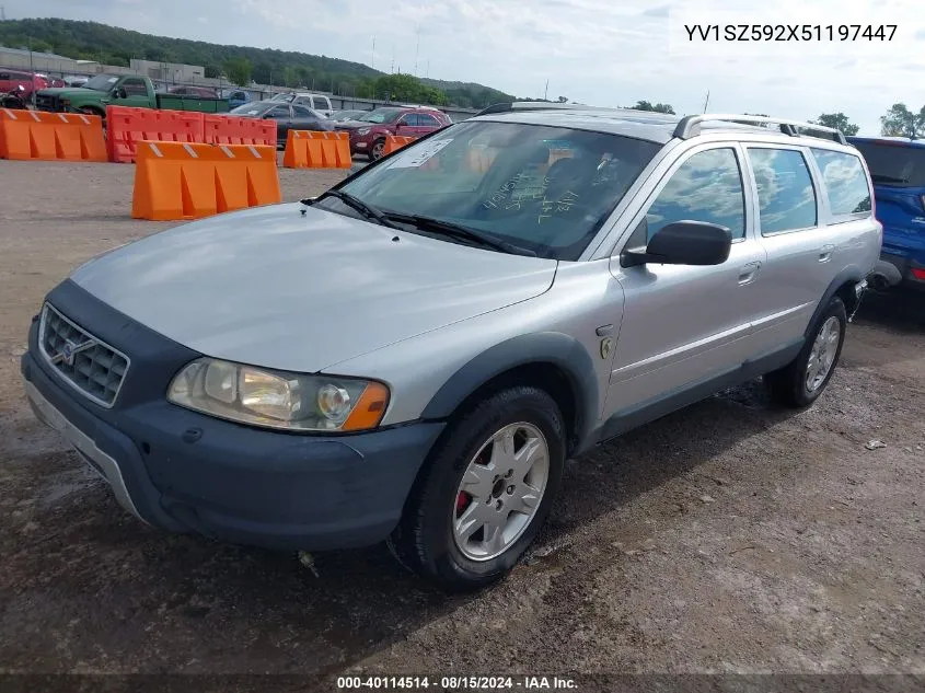 2005 Volvo Xc70 2.5T Awd VIN: YV1SZ592X51197447 Lot: 40114514