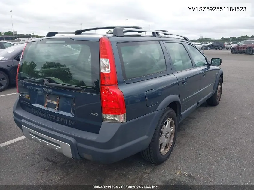 2005 Volvo Xc70 2.5T Awd VIN: YV1SZ592551184623 Lot: 40231394