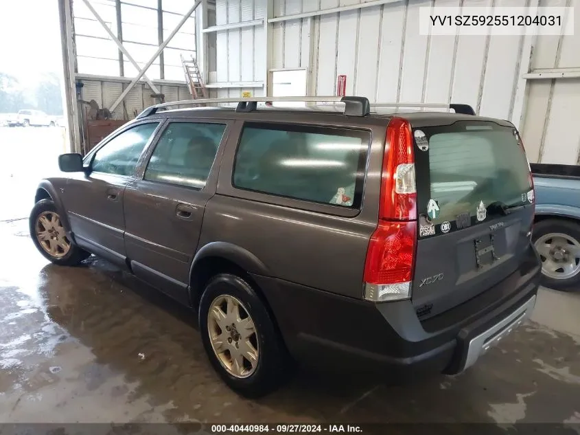 2005 Volvo Xc70 2.5T Awd VIN: YV1SZ592551204031 Lot: 40440984