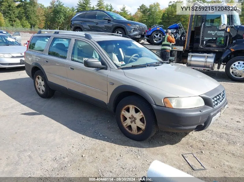 2005 Volvo Xc70 2.5T Awd VIN: YV1SZ592151204320 Lot: 40448114