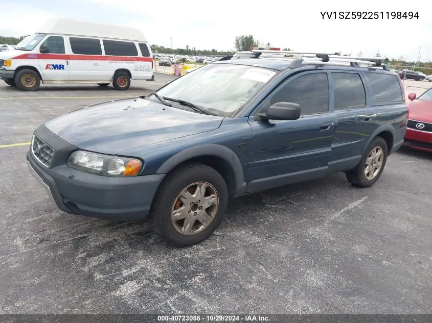 2005 Volvo Xc70 2.5T Awd VIN: YV1SZ592251198494 Lot: 40723058