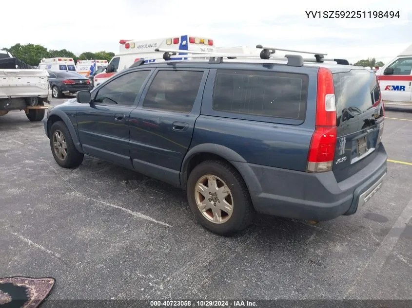 YV1SZ592251198494 2005 Volvo Xc70 2.5T Awd