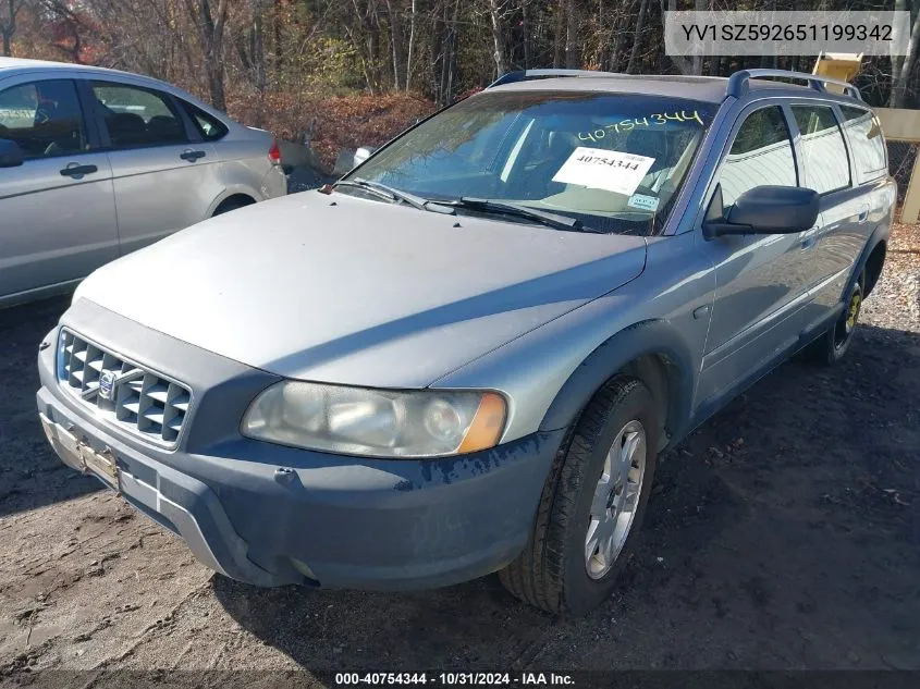 2005 Volvo Xc70 2.5T Awd VIN: YV1SZ592651199342 Lot: 40754344