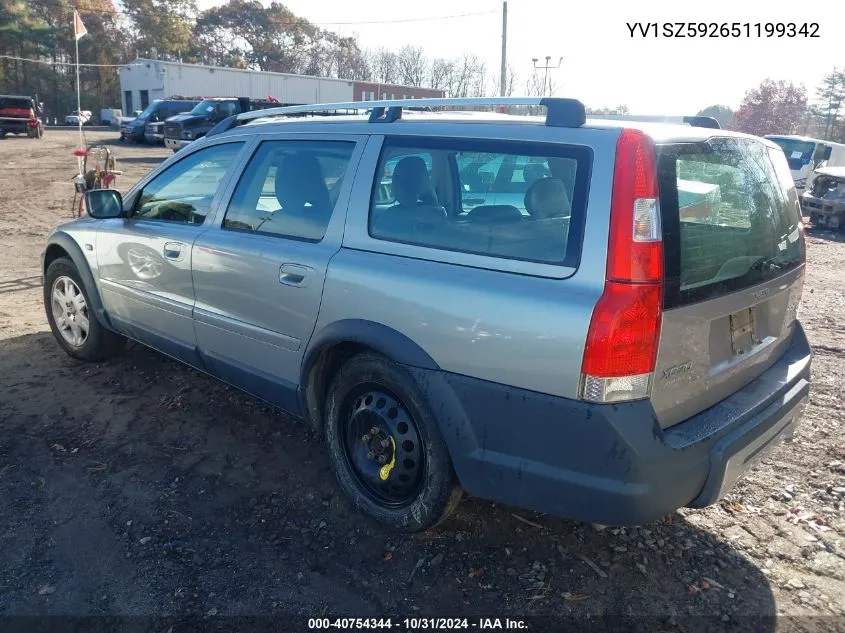 2005 Volvo Xc70 2.5T Awd VIN: YV1SZ592651199342 Lot: 40754344