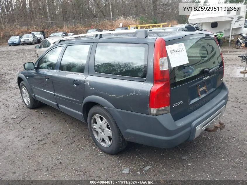 2005 Volvo Xc70 2.5T Awd VIN: YV1SZ592951192367 Lot: 40844813