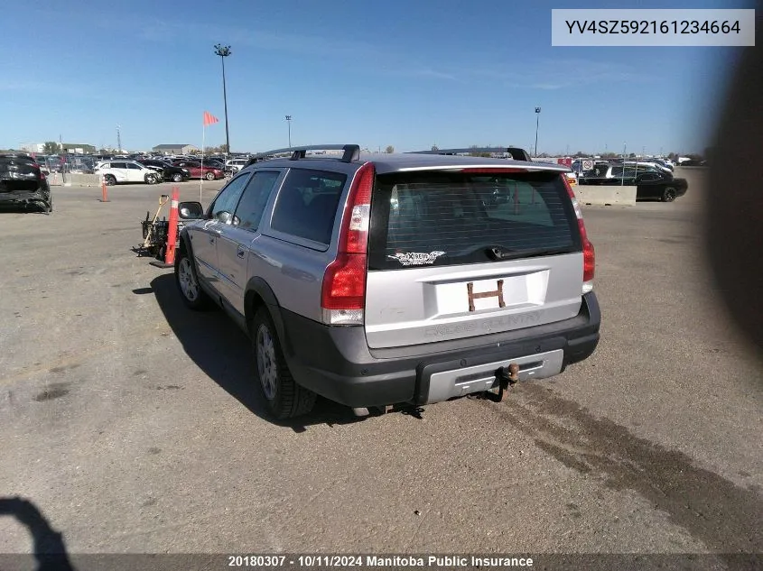 2006 Volvo Xc70 VIN: YV4SZ592161234664 Lot: 20180307