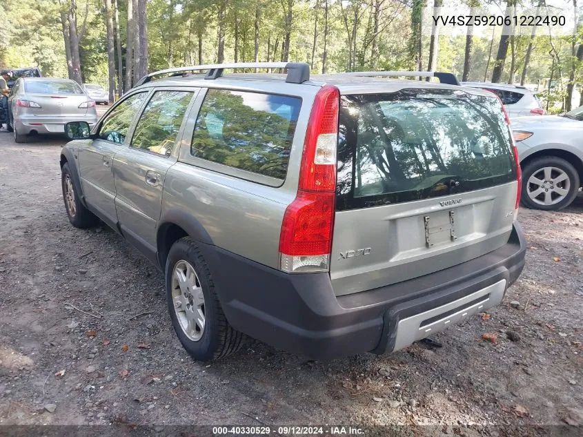 2006 Volvo Xc70 VIN: YV4SZ592061222490 Lot: 40330529