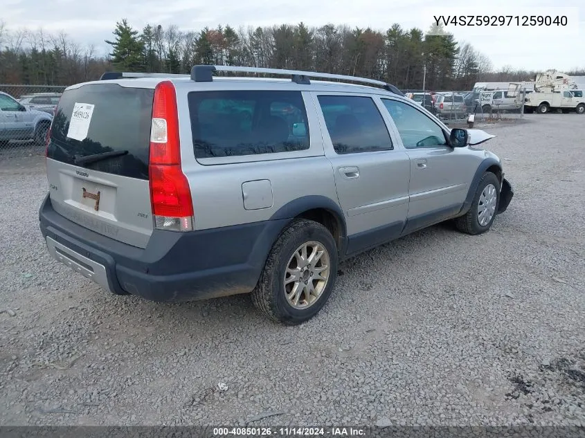 2007 Volvo Xc70 2.5T VIN: YV4SZ592971259040 Lot: 40850126