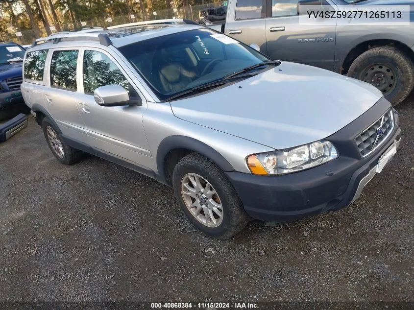 2007 Volvo Xc70 2.5T VIN: YV4SZ592771265113 Lot: 40868384