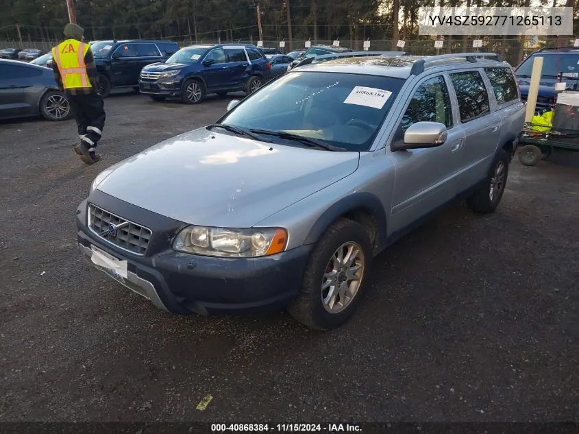 2007 Volvo Xc70 2.5T VIN: YV4SZ592771265113 Lot: 40868384