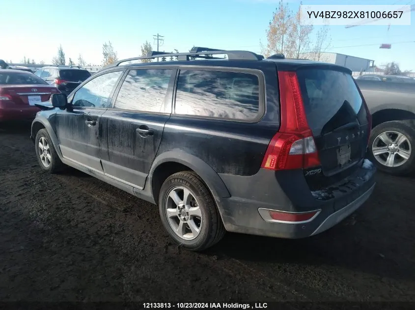 2008 Volvo Xc70 VIN: YV4BZ982X81006657 Lot: 12133813