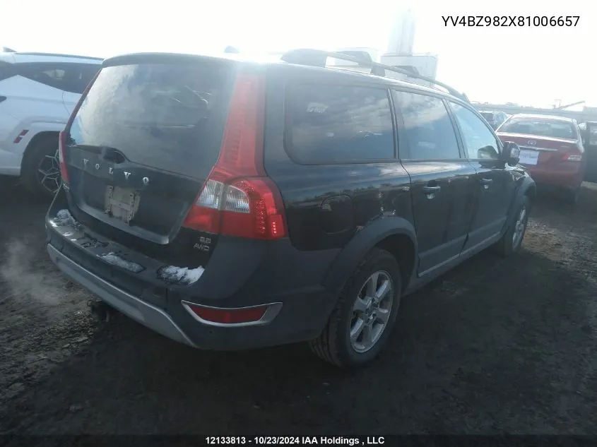 2008 Volvo Xc70 VIN: YV4BZ982X81006657 Lot: 12133813