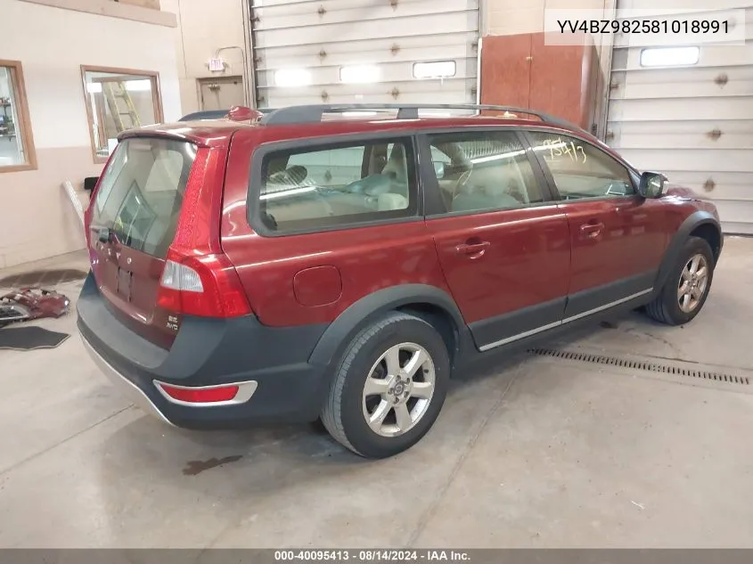 2008 Volvo Xc70 3.2 VIN: YV4BZ982581018991 Lot: 40095413