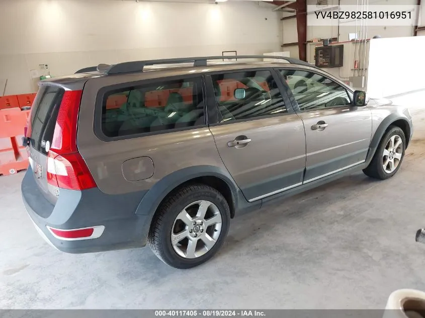 2008 Volvo Xc70 3.2 VIN: YV4BZ982581016951 Lot: 40117405