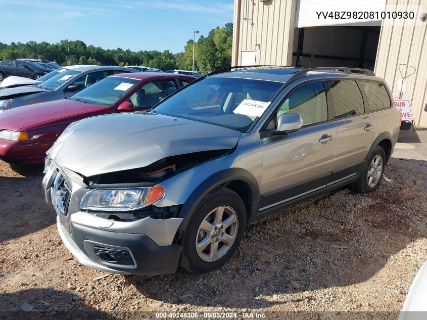 2008 Volvo Xc70 3.2 VIN: YV4BZ982081010930 Lot: 40248306