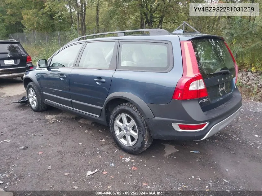 2008 Volvo Xc70 3.2 VIN: YV4BZ982281031259 Lot: 40405782