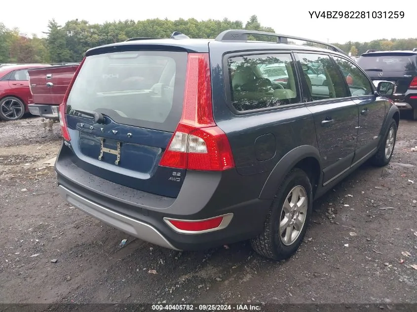 2008 Volvo Xc70 3.2 VIN: YV4BZ982281031259 Lot: 40405782