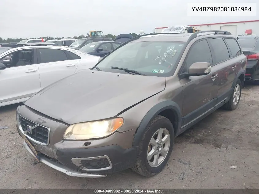 2008 Volvo Xc70 VIN: YV4BZ982081034984 Lot: 40409982