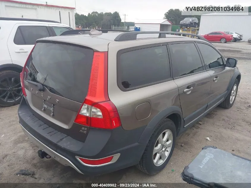 2008 Volvo Xc70 VIN: YV4BZ982081034984 Lot: 40409982