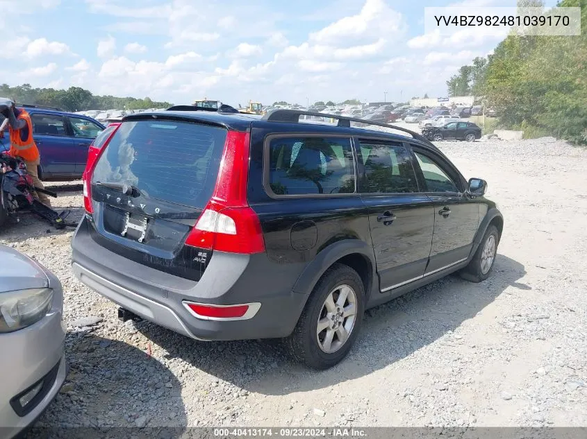 2008 Volvo Xc70 3.2 VIN: YV4BZ982481039170 Lot: 40413174