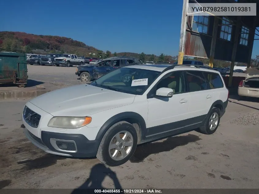 YV4BZ982581019381 2008 Volvo Xc70 3.2