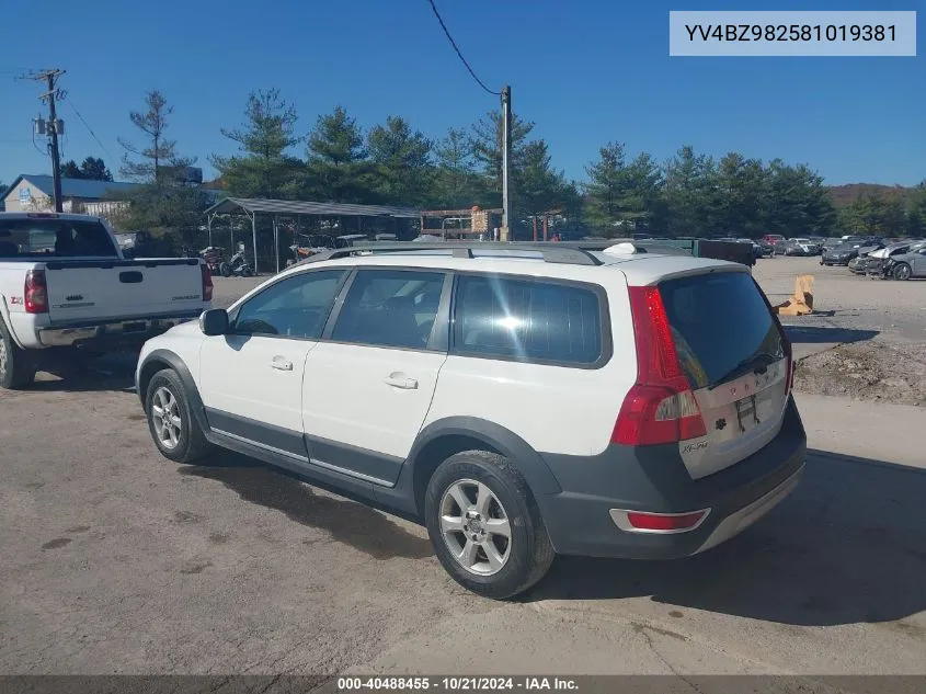 2008 Volvo Xc70 3.2 VIN: YV4BZ982581019381 Lot: 40488455