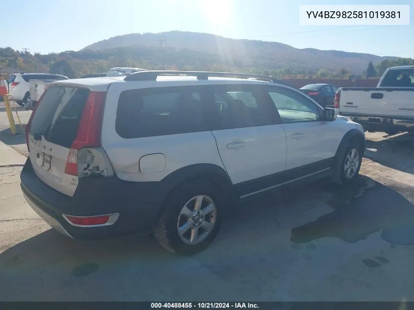 2008 Volvo Xc70 3.2 VIN: YV4BZ982581019381 Lot: 40488455