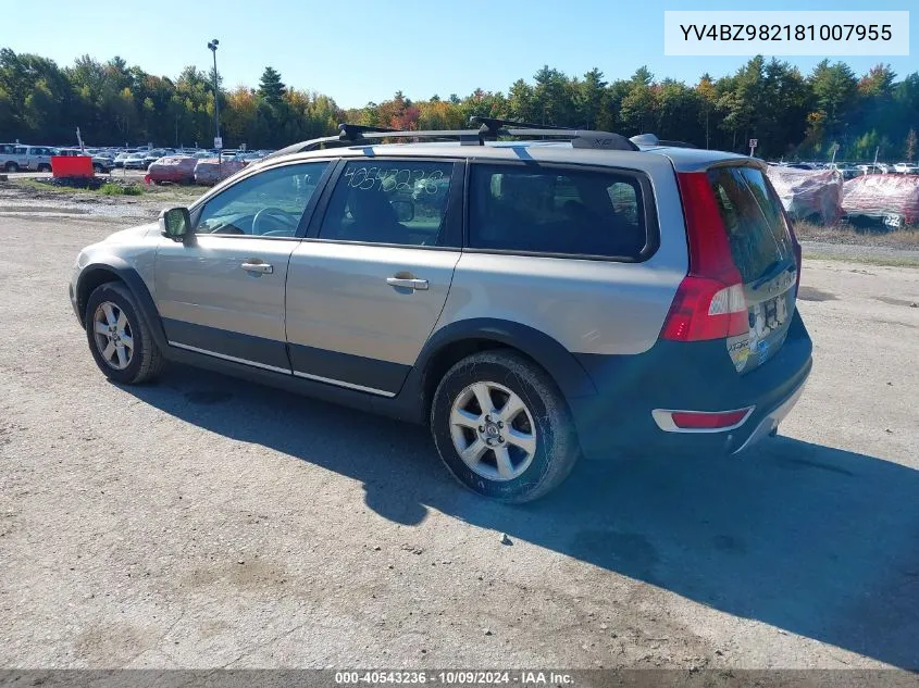 2008 Volvo Xc70 3.2 VIN: YV4BZ982181007955 Lot: 40543236