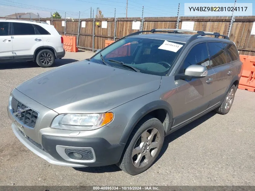 2008 Volvo Xc70 3.2 VIN: YV4BZ982281024117 Lot: 40595334