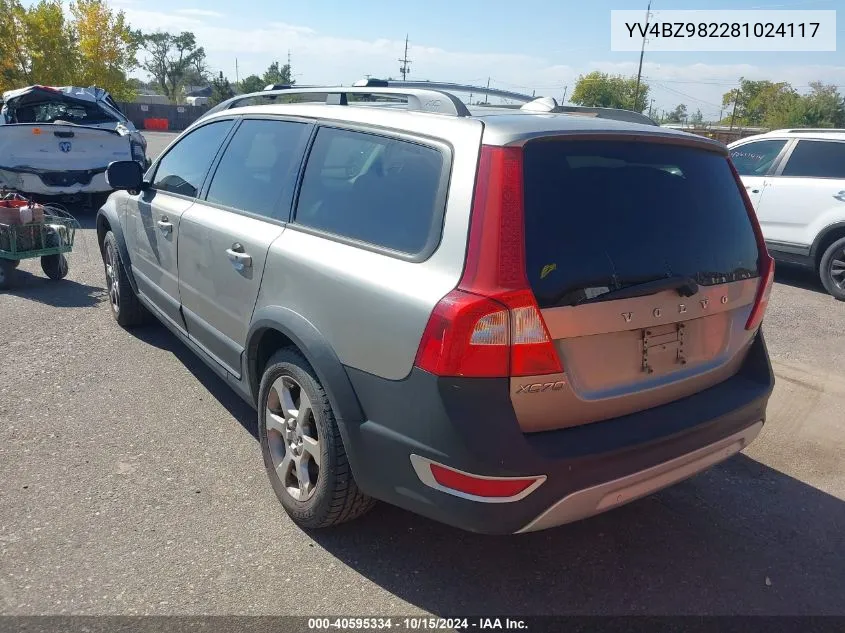 2008 Volvo Xc70 3.2 VIN: YV4BZ982281024117 Lot: 40595334