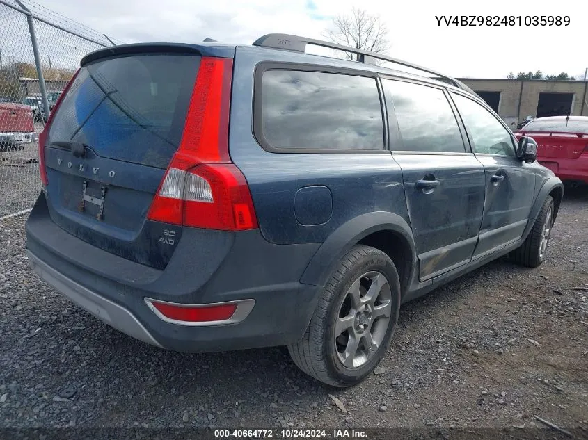 2008 Volvo Xc70 3.2 VIN: YV4BZ982481035989 Lot: 40664772