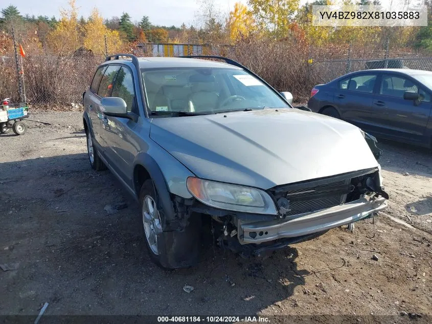 2008 Volvo Xc70 3.2 VIN: YV4BZ982X81035883 Lot: 40681184