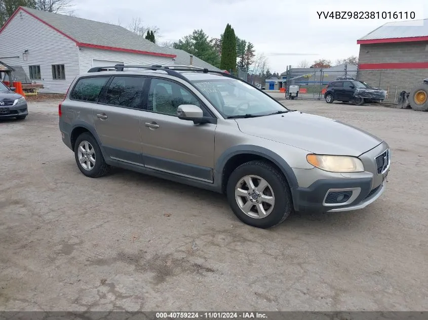 2008 Volvo Xc70 3.2 VIN: YV4BZ982381016110 Lot: 40759224