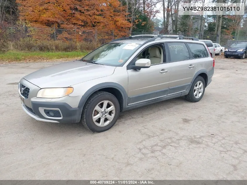 2008 Volvo Xc70 3.2 VIN: YV4BZ982381016110 Lot: 40759224