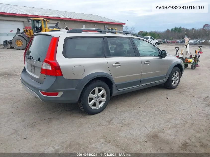 2008 Volvo Xc70 3.2 VIN: YV4BZ982381016110 Lot: 40759224