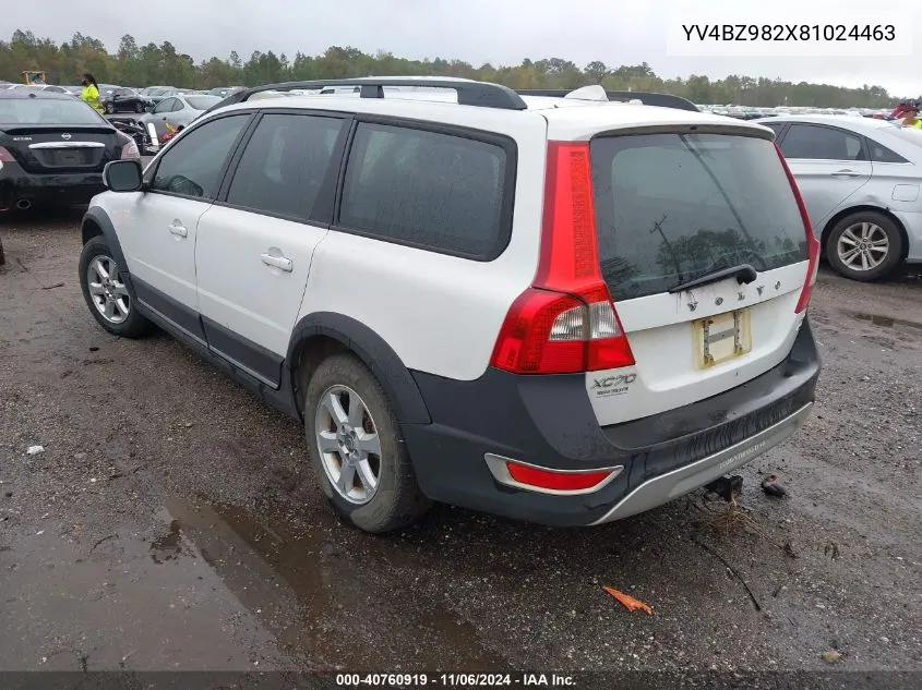 2008 Volvo Xc70 3.2 VIN: YV4BZ982X81024463 Lot: 40760919