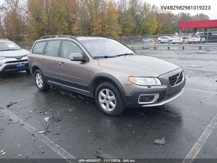 2008 Volvo Xc70 3.2 VIN: YV4BZ982981019223 Lot: 40800037