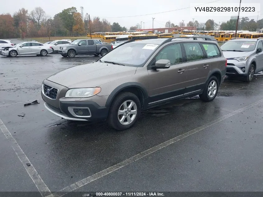 2008 Volvo Xc70 3.2 VIN: YV4BZ982981019223 Lot: 40800037