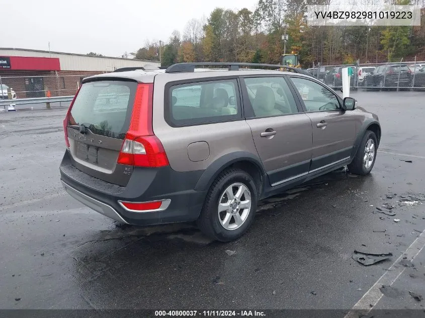 2008 Volvo Xc70 3.2 VIN: YV4BZ982981019223 Lot: 40800037