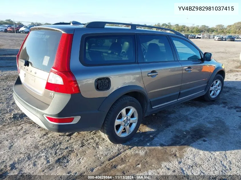 2008 Volvo Xc70 3.2 VIN: YV4BZ982981037415 Lot: 40829564